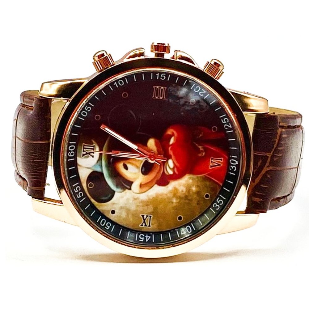 Mickey Sorcerer's Apprentice PU Sport Watch NWT - Picture 7 of 8